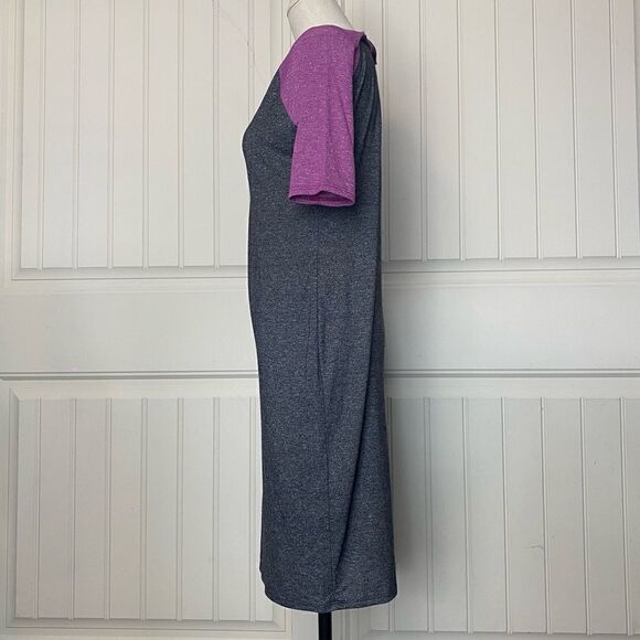 Lularoe - Julia - womens Bodycon dress - size small - purple and gray. - Picture 7 of 10